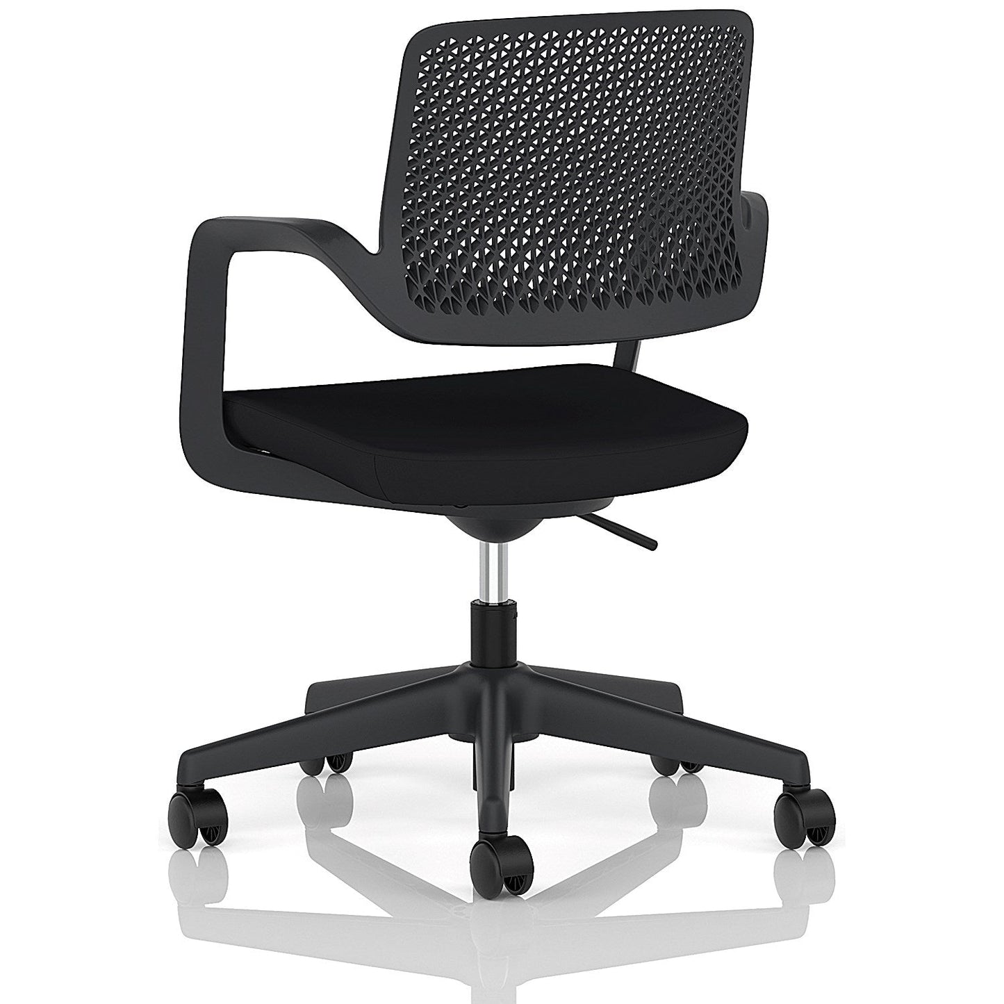 Cosmo Task Operator Chair Black Frame Black Seat