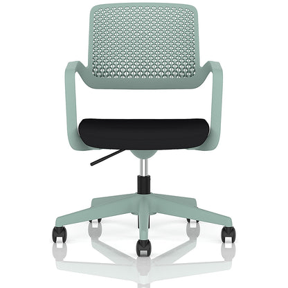 Cosmo Task Operator Chair Green Frame Black Seat