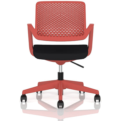 Cosmo Task Operator Chair Red Frame Black Seat Easy2Order : OP000377