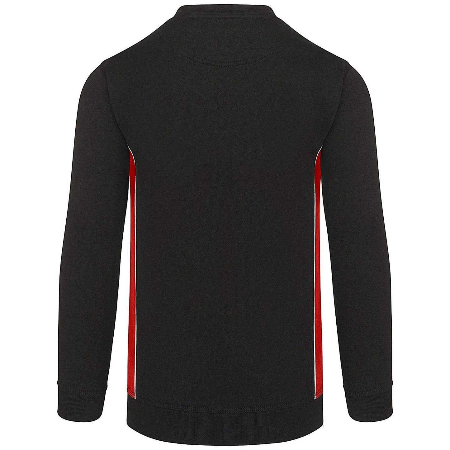 ORN Silverswift Sweatshirt, Unisex, Black/Red, 4XL Easy2Order : ORN70828