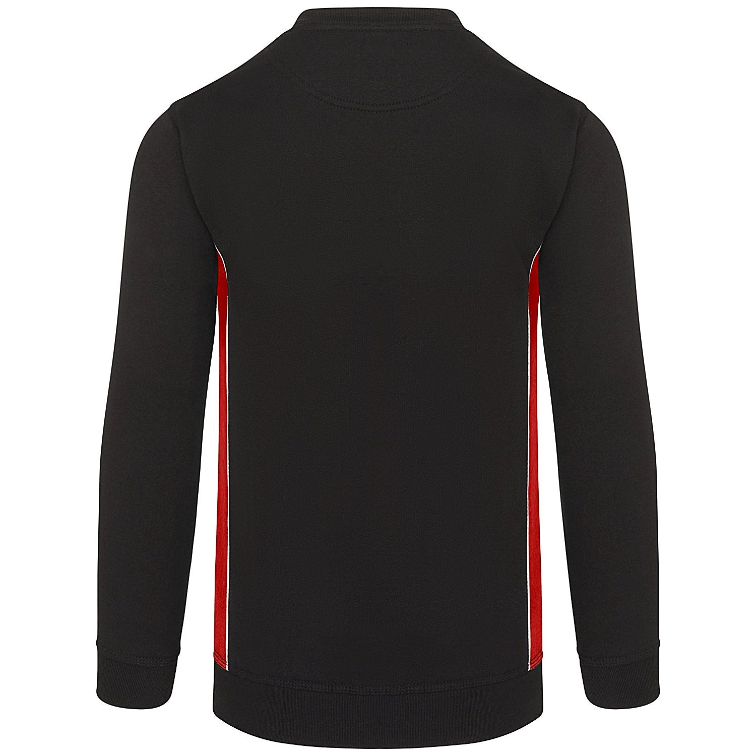 ORN Silverswift Sweatshirt, Unisex, Black/Red, 4XL Easy2Order : ORN70828