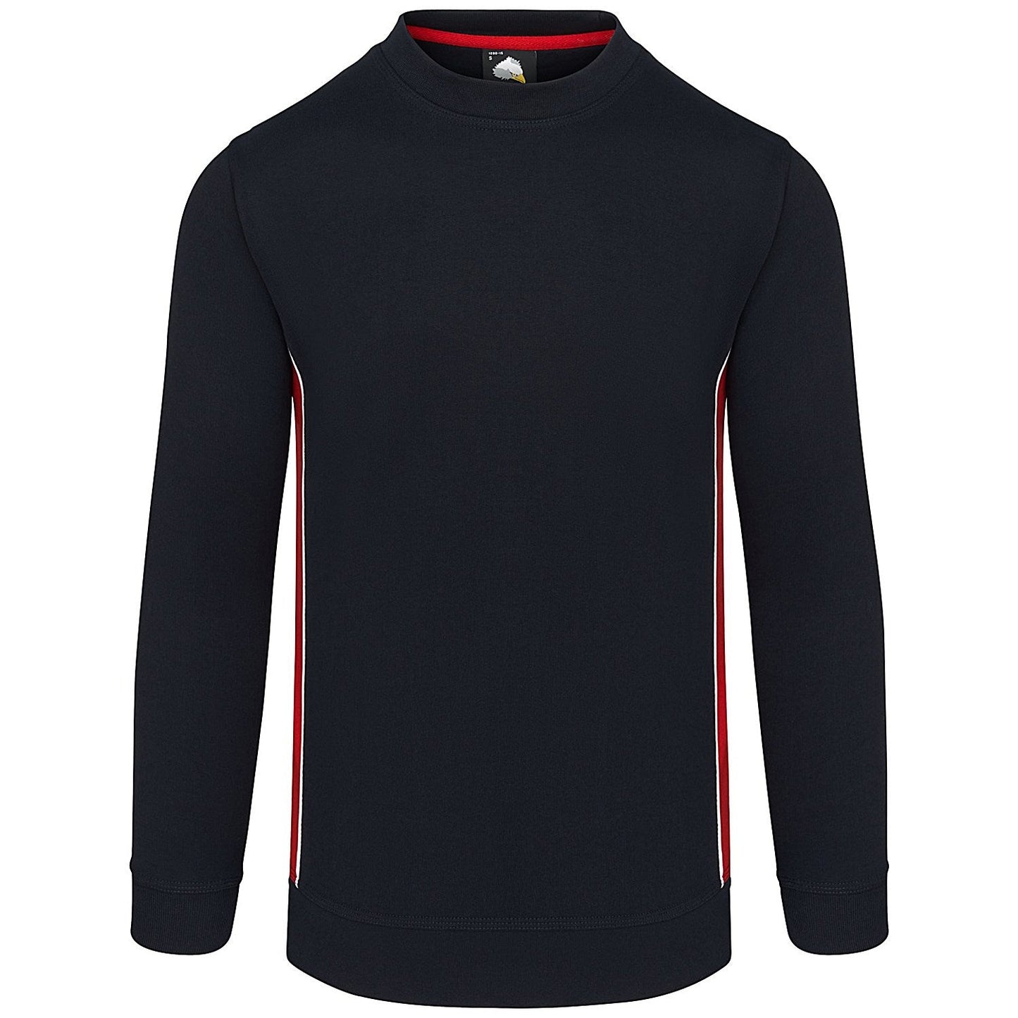ORN Silverswift Sweatshirt, Unisex, Navy Blue/Red, Medium