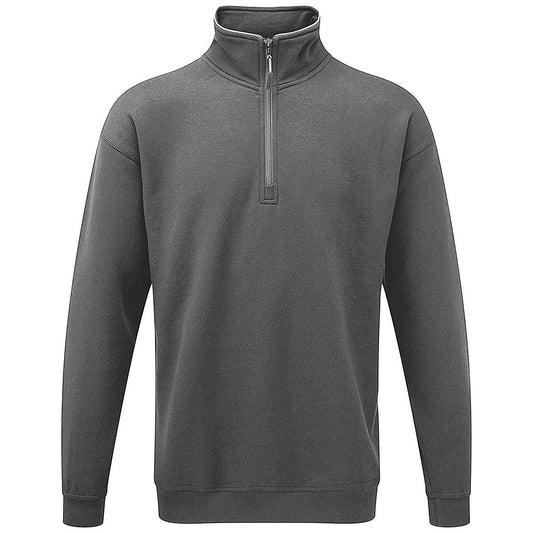ORN Grouse Quarter Zip Sweatshirt, Unisex, Graphite, 2XL