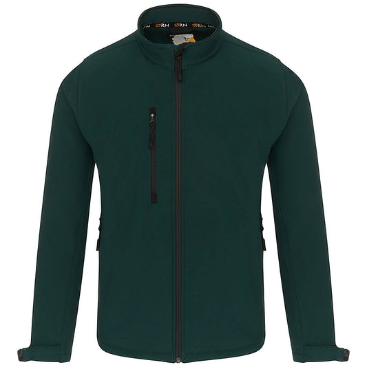 ORN Tern Softshell Jacket, Male, Bottle Green, 3XL