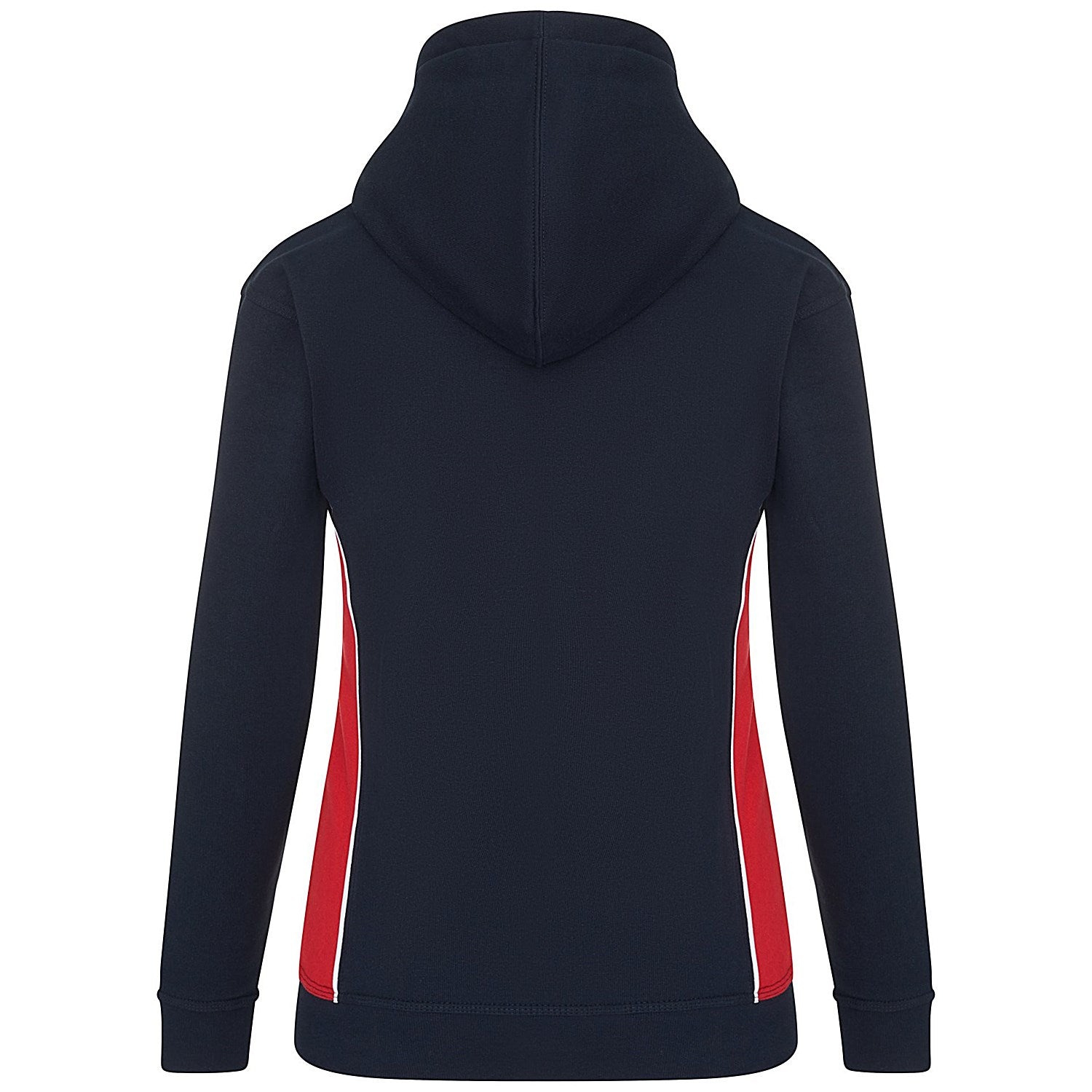 ORN Silverswift Hoodie, Unisex, Navy Blue/Red, 4XL Easy2Order : ORN72858