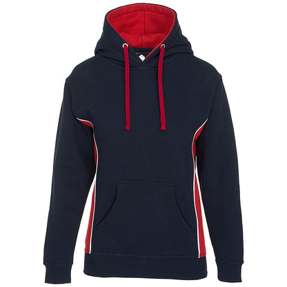 ORN Silverswift Hoodie, Unisex, Navy Blue/Red, Small