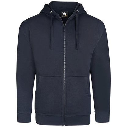 ORN Macaw Zipped Hoodie, Unisex, Navy Blue, 4XL