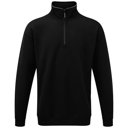 ORN Grouse Quarter Zip Sweatshirt, Unisex, Black, 4XL
