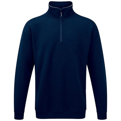 ORN Grouse Quarter Zip Sweatshirt, Unisex, Navy Blue, 4XL