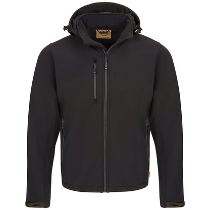ORN Gannet EarthPro GRS Softshell Jacket, Unisex, Black, Medium
