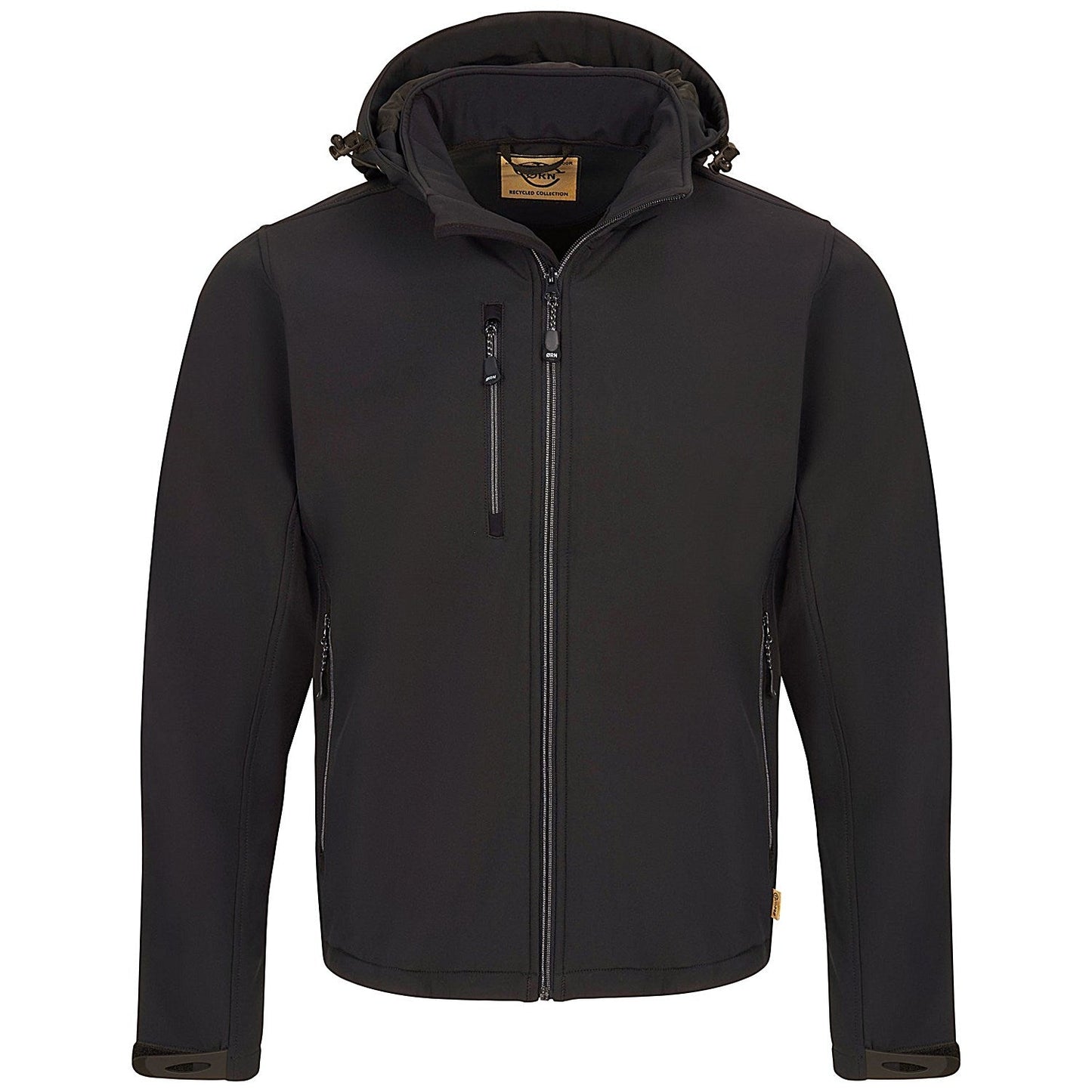 ORN Gannet EarthPro GRS Softshell Jacket, Unisex, Black, XS