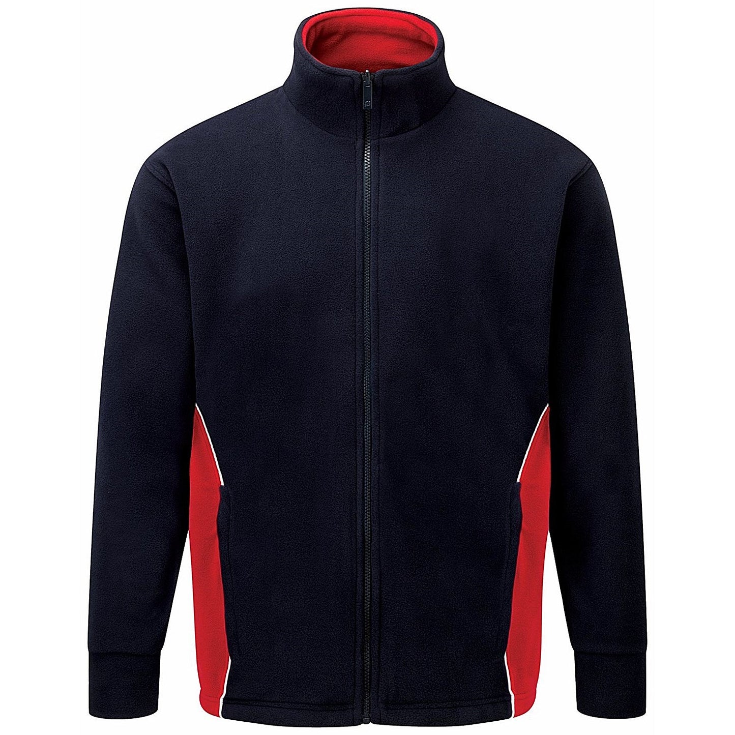 ORN Silverswift Fleece, Unisex, Navy Blue/Red, Small