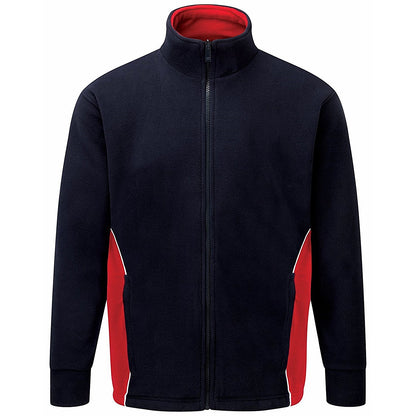 ORN Silverswift Fleece, Unisex, Navy Blue/Red, Small
