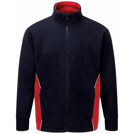 ORN Silverswift Fleece, Unisex, Navy Blue/Red, 2XL