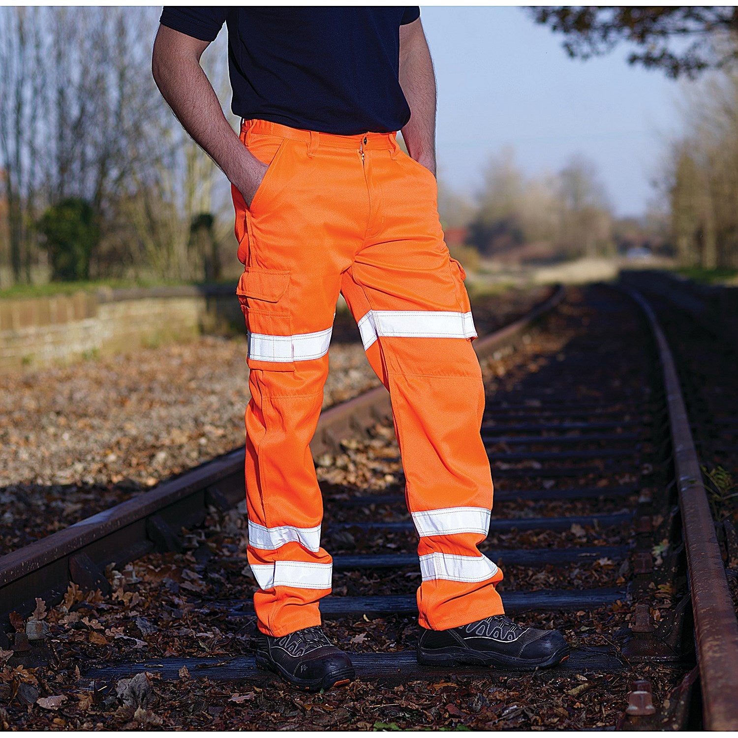 ORN Condor Hi-Vis Cargo Trousers, Unisex, Yellow, 38T Easy2Order : ORN75832