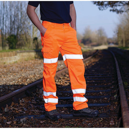 ORN Condor Hi-Vis Cargo Trousers, Unisex, Yellow, 38T Easy2Order : ORN75832