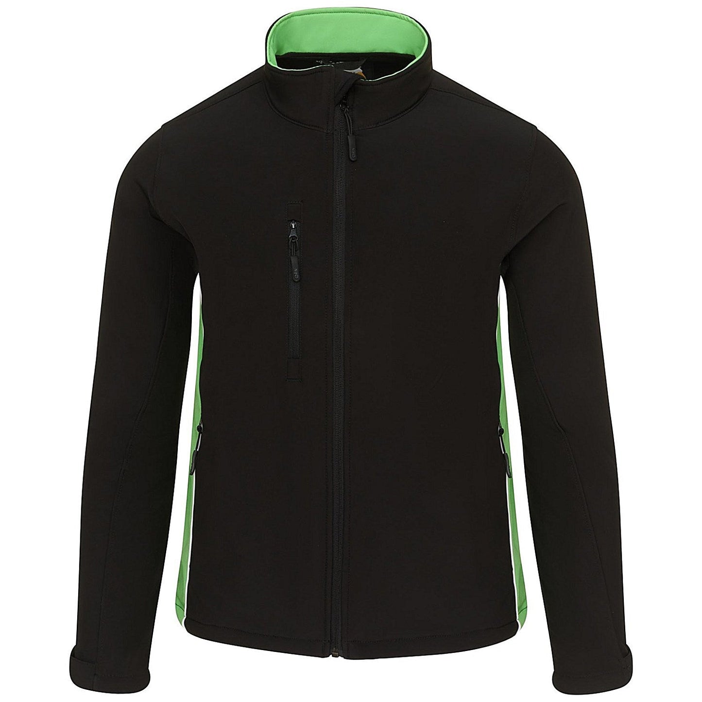 ORN Silverswift Softshell Jacket, Unisex, Black/Lime, Medium
