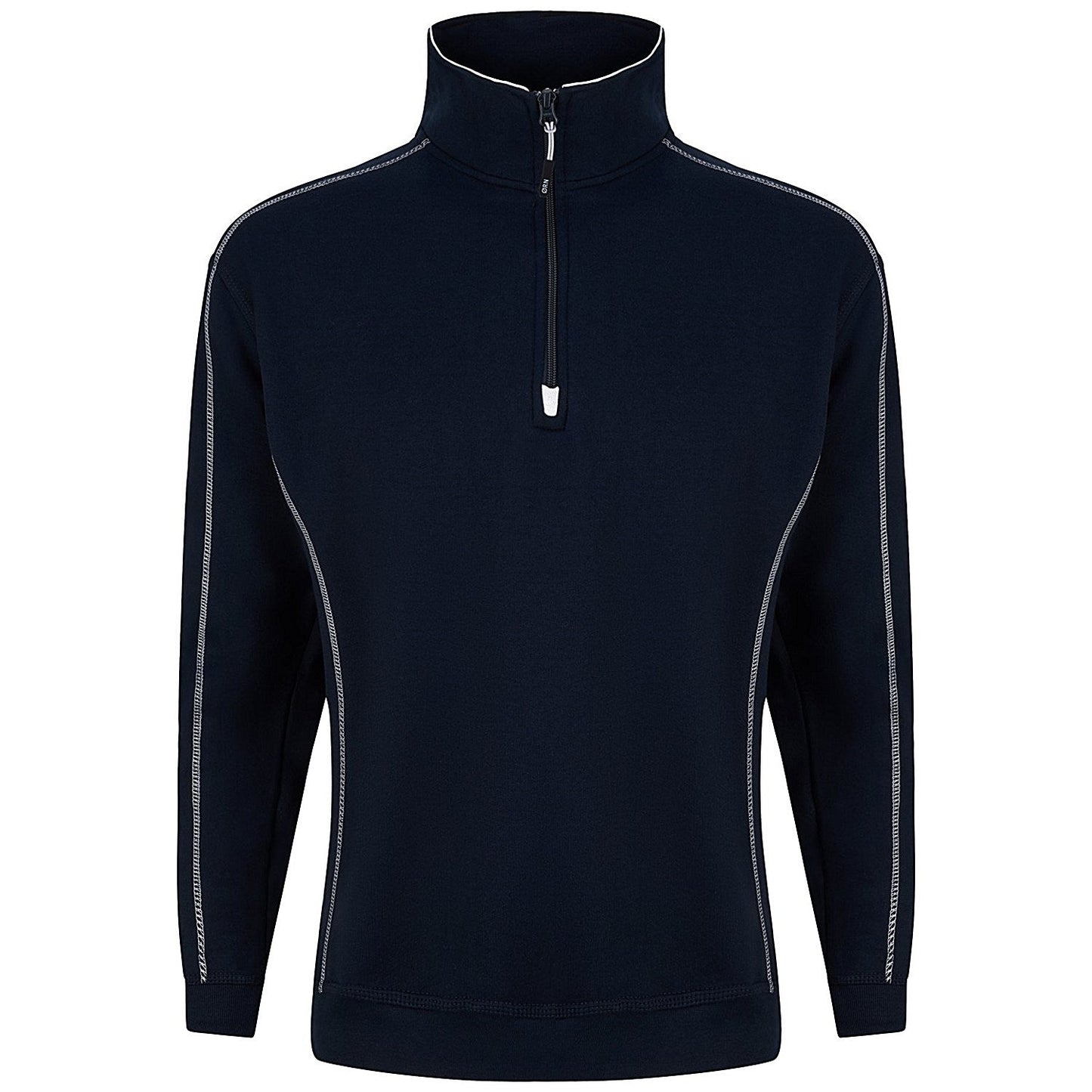 ORN Crane Quarter Zip Sweatshirt, Unisex, Navy Blue, 3XL