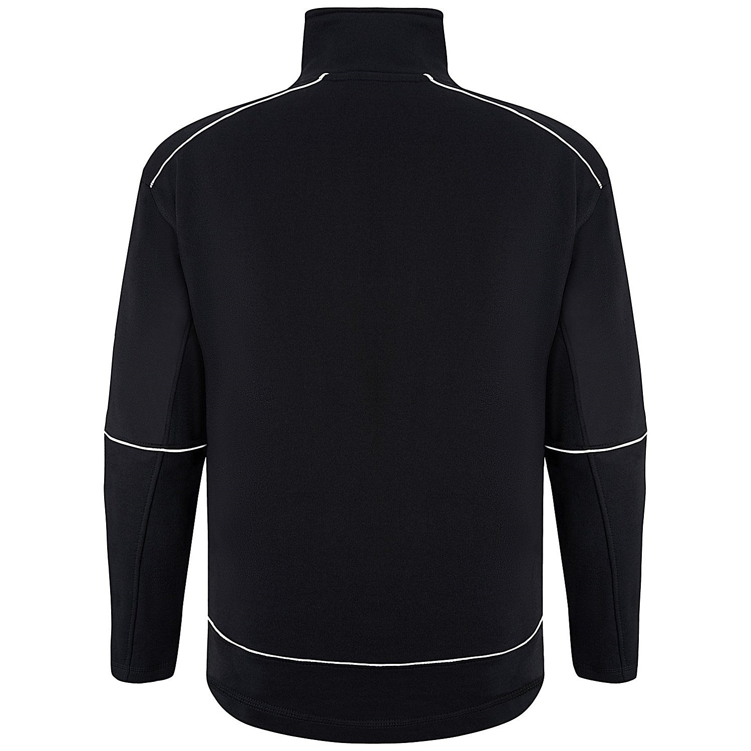 ORN Fireback Quarter Zip Sweatshirt, Unisex, Black, 3XL Easy2Order : ORN76356