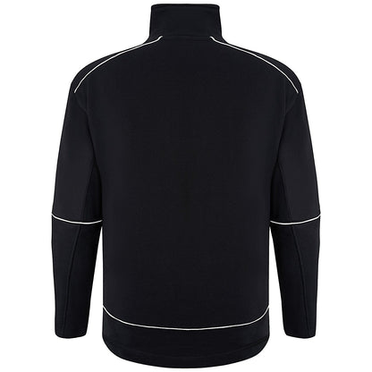 ORN Fireback Quarter Zip Sweatshirt, Unisex, Black, Small Easy2Order : ORN76436
