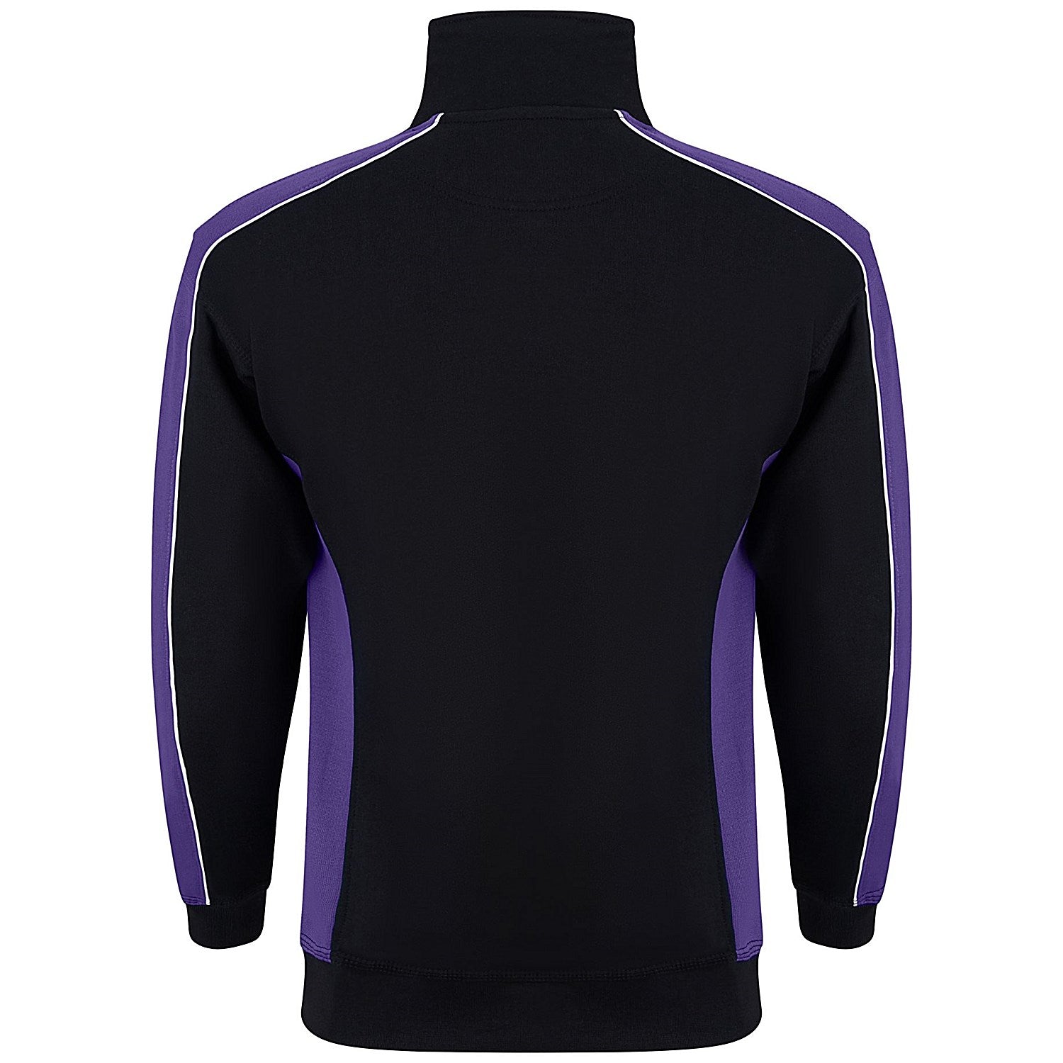 ORN Avocet Quarter Zip Sweatshirt, Unisex, Black/Purple, 5XL Easy2Order : ORN76470