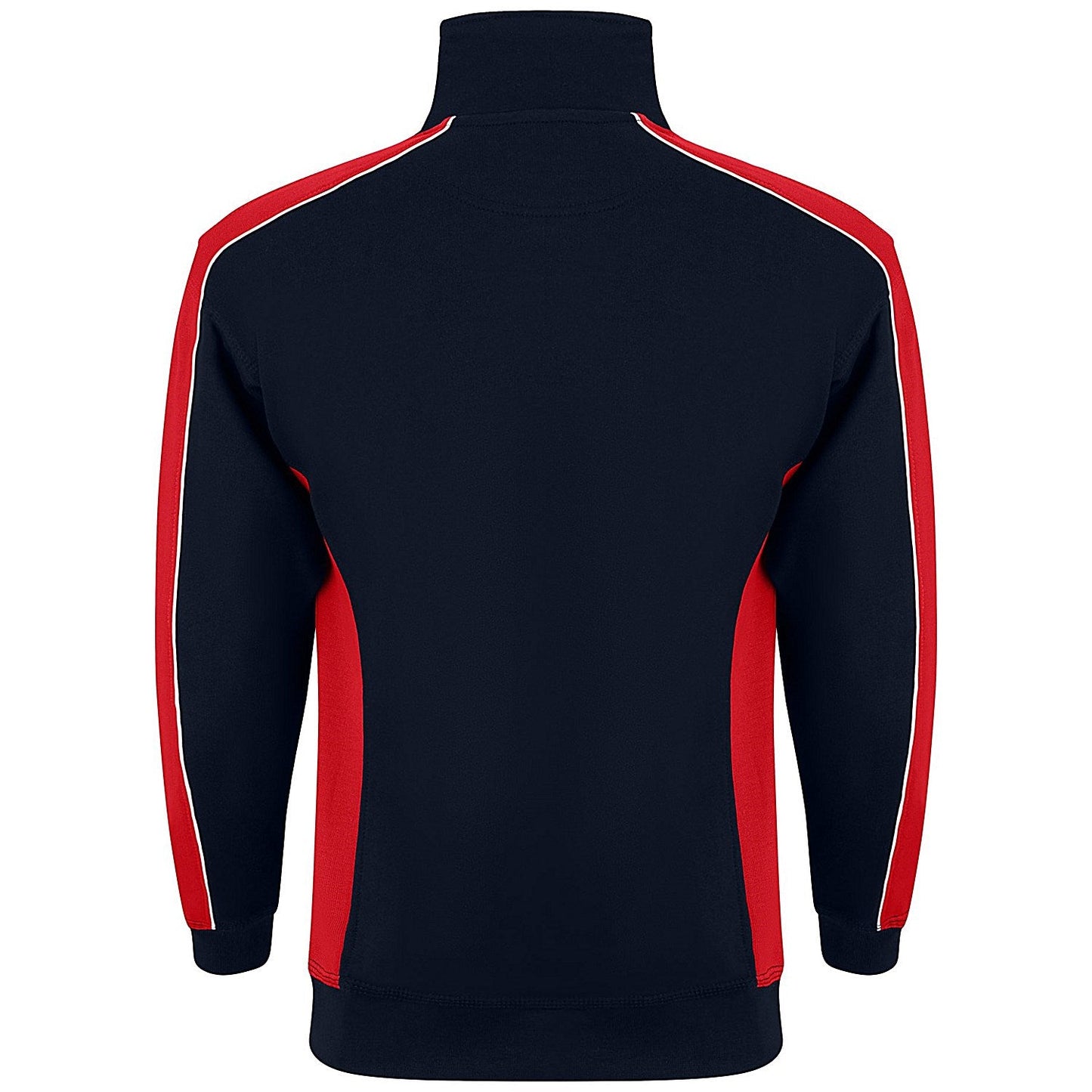 ORN Avocet Quarter Zip Sweatshirt, Unisex, Navy Blue/Red, 5XL Easy2Order : ORN76483