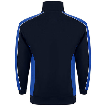 ORN Avocet Quarter Zip Sweatshirt, Unisex, Navy Blue/Royal Blue 5XL Easy2Order : ORN76484