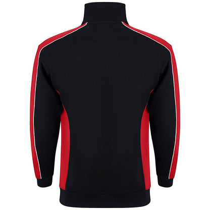 ORN Avocet Quarter Zip Sweatshirt, Unisex, Black/Red, Small Easy2Order : ORN76529