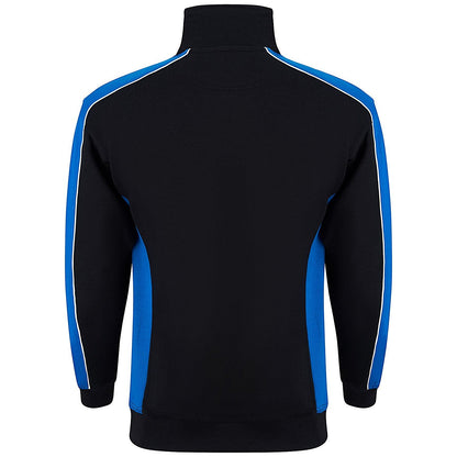 ORN Avocet Quarter Zip Sweatshirt, Unisex, Black/Reflex Blue, XS Easy2Order : ORN76713