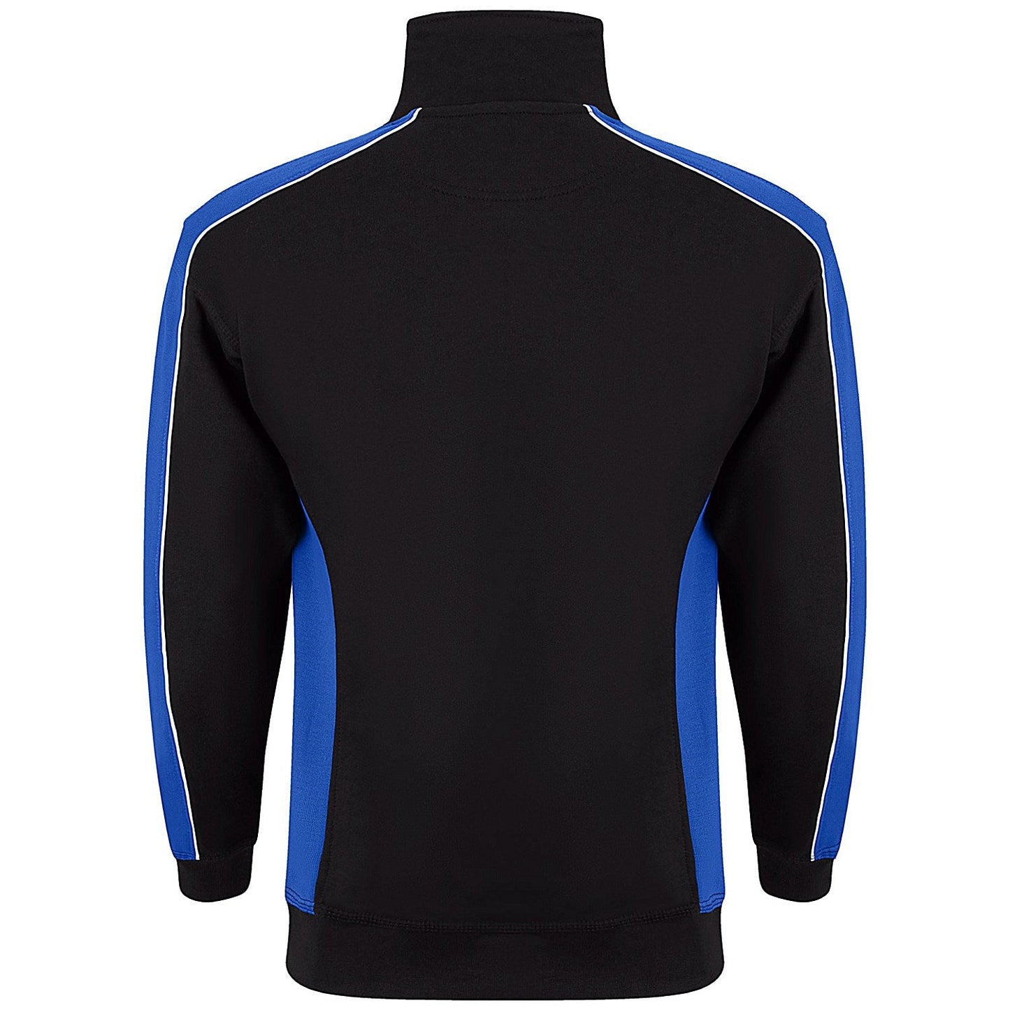 ORN Avocet Quarter Zip Sweatshirt, Unisex, Black/Royal Blue XS Easy2Order : ORN76715