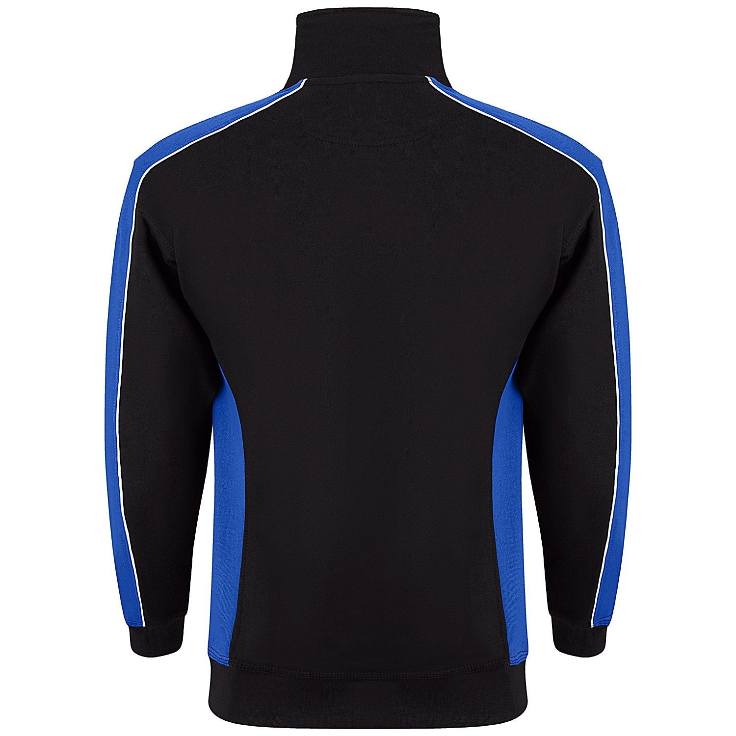 ORN Avocet Quarter Zip Sweatshirt, Unisex, Black/Royal Blue XS Easy2Order : ORN76715
