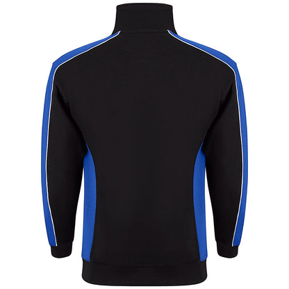 ORN Avocet Quarter Zip Sweatshirt, Unisex, Black/Royal Blue XS Easy2Order : ORN76715
