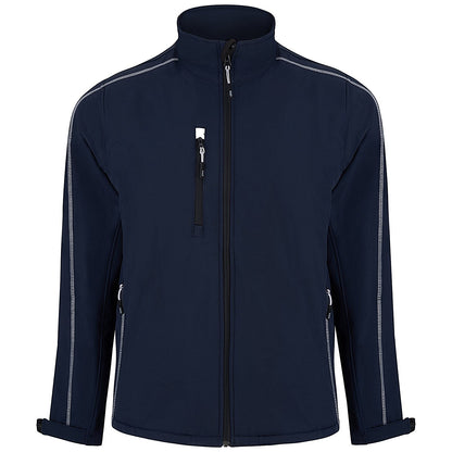 ORN Crane Fur-Lined Softshell Jacket, Navy Blue, Medium