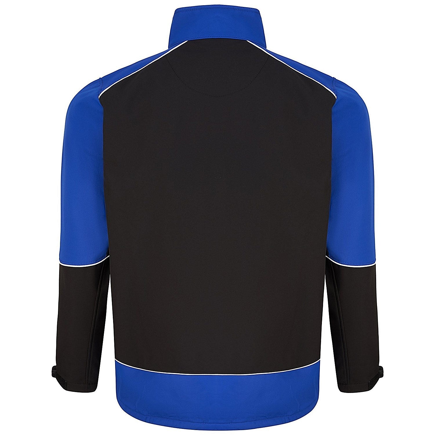 ORN Fireback Softshell Jacket, Unisex, Black/Royal Blue, 4XL Easy2Order : ORN77040