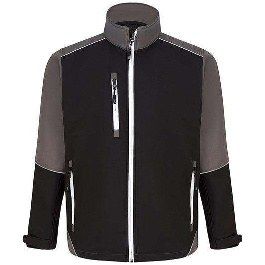 ORN Fireback Softshell Jacket, Unisex, Black/Graphite, 5XL