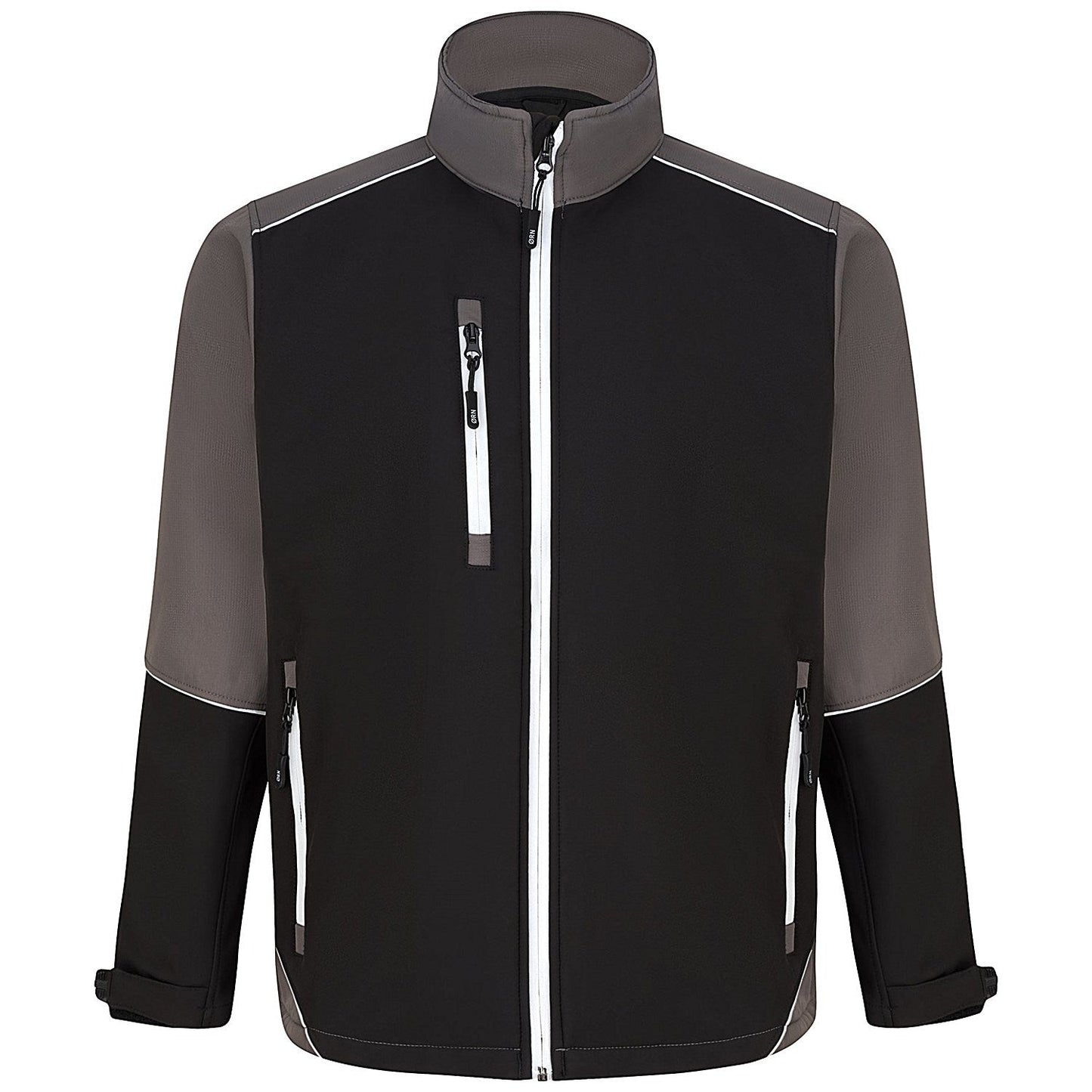 ORN Fireback Softshell Jacket, Unisex, Black/Graphite, Medium