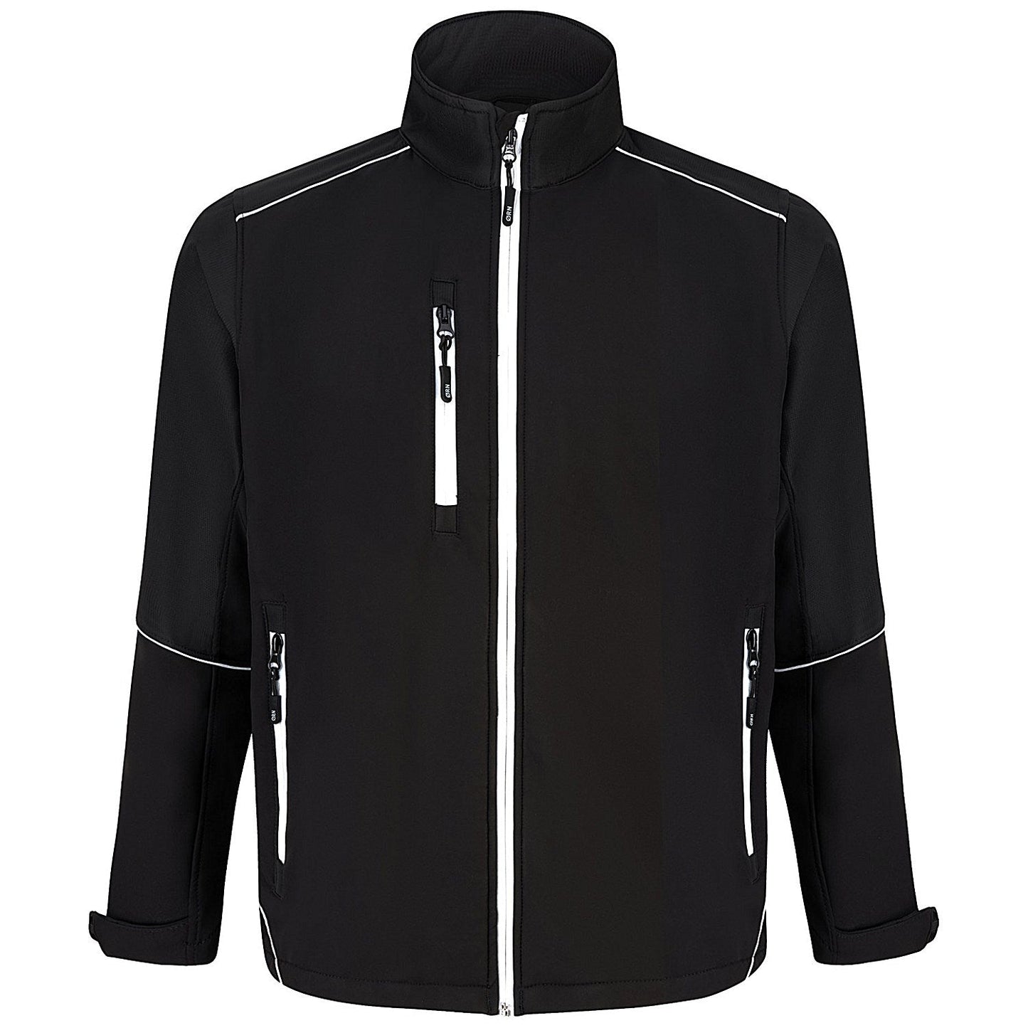 ORN Fireback Softshell Jacket, Unisex, Black, Small