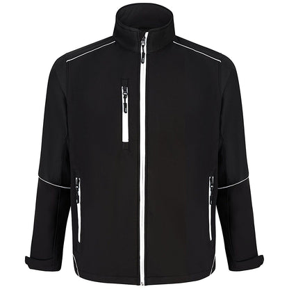 ORN Fireback Softshell Jacket, Unisex, Black, Small