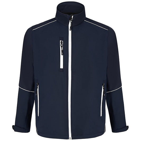 ORN Fireback Softshell Jacket, Unisex, Navy Blue, XL