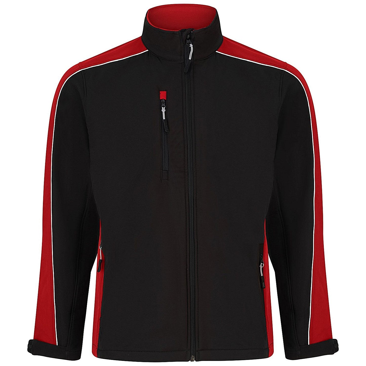 ORN Avocet Softshell Jacket, Unisex, Black/Red, 5XL