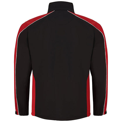 ORN Avocet Softshell Jacket, Unisex, Black/Red, 5XL Easy2Order : ORN77138