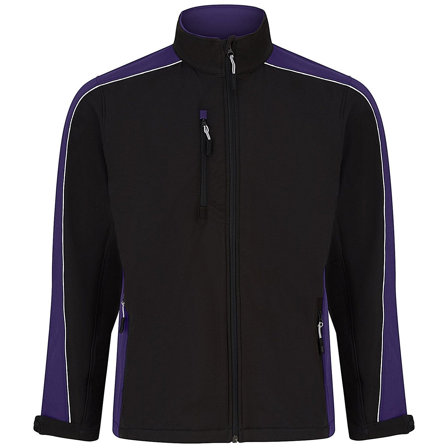 ORN Avocet Softshell Jacket, Unisex, Black/Purple, Small