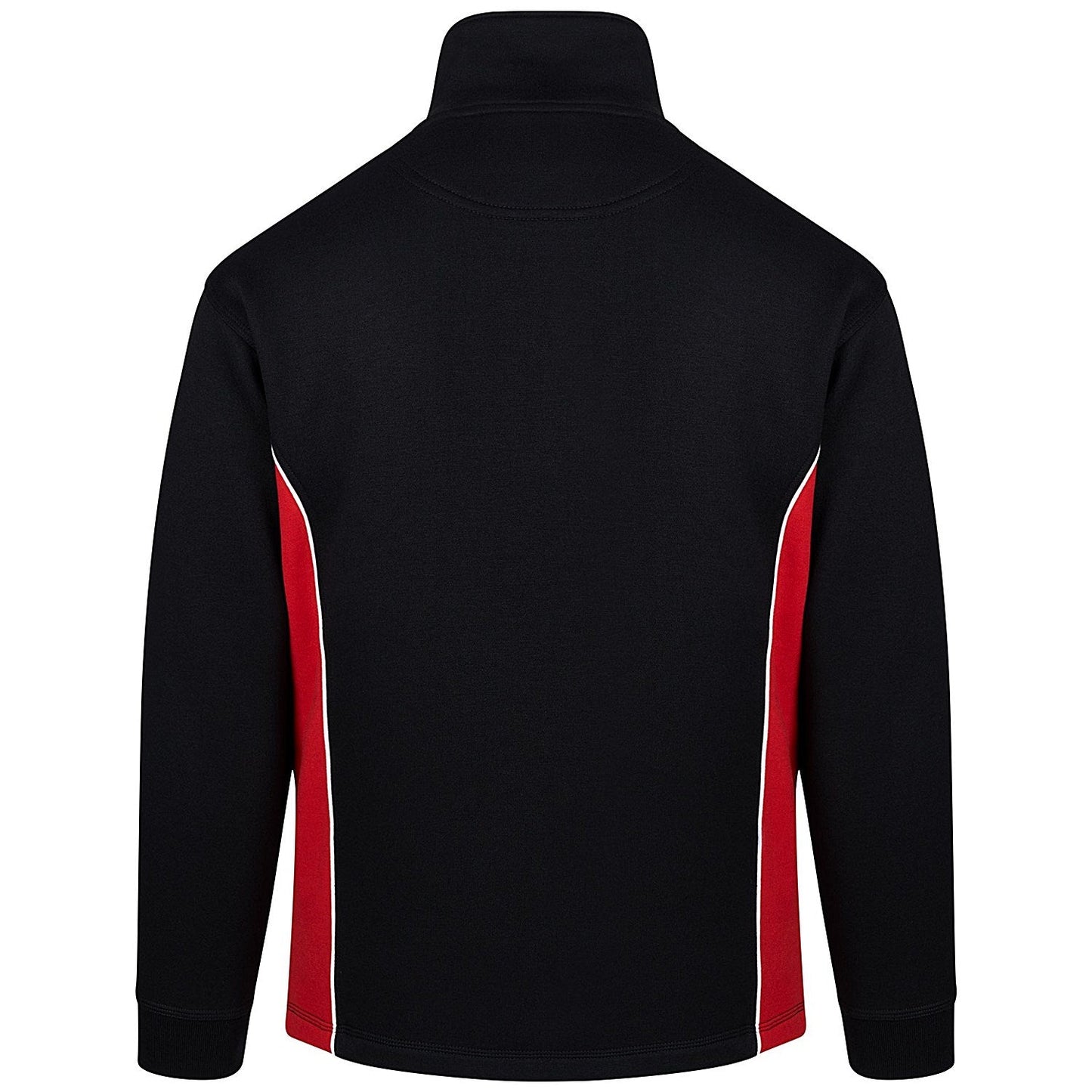 ORN Silverswift Quarter Zip Sweatshirt, Unisex, Black/Red, Large Easy2Order : ORN79284