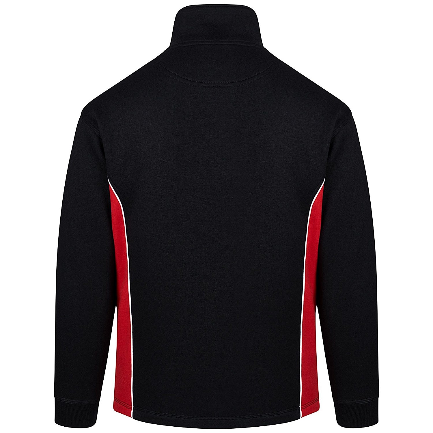 ORN Silverswift Quarter Zip Sweatshirt, Unisex, Black/Red, 5XL Easy2Order : ORN79303
