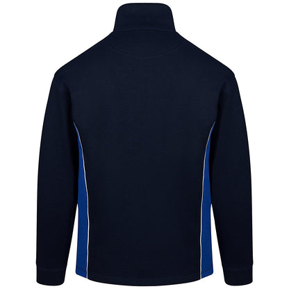 ORN Silverswift Quarter Zip Sweatshirt, Unisex, Navy Blue/Royal Blue, 3XL Easy2Order : ORN79376