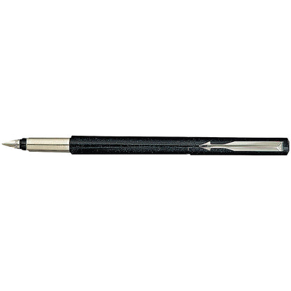 Parker Vector Fountain Pen Medium Black with Chrome Trim 67407