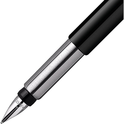 Parker Vector Fountain Pen Medium Black with Chrome Trim 67407