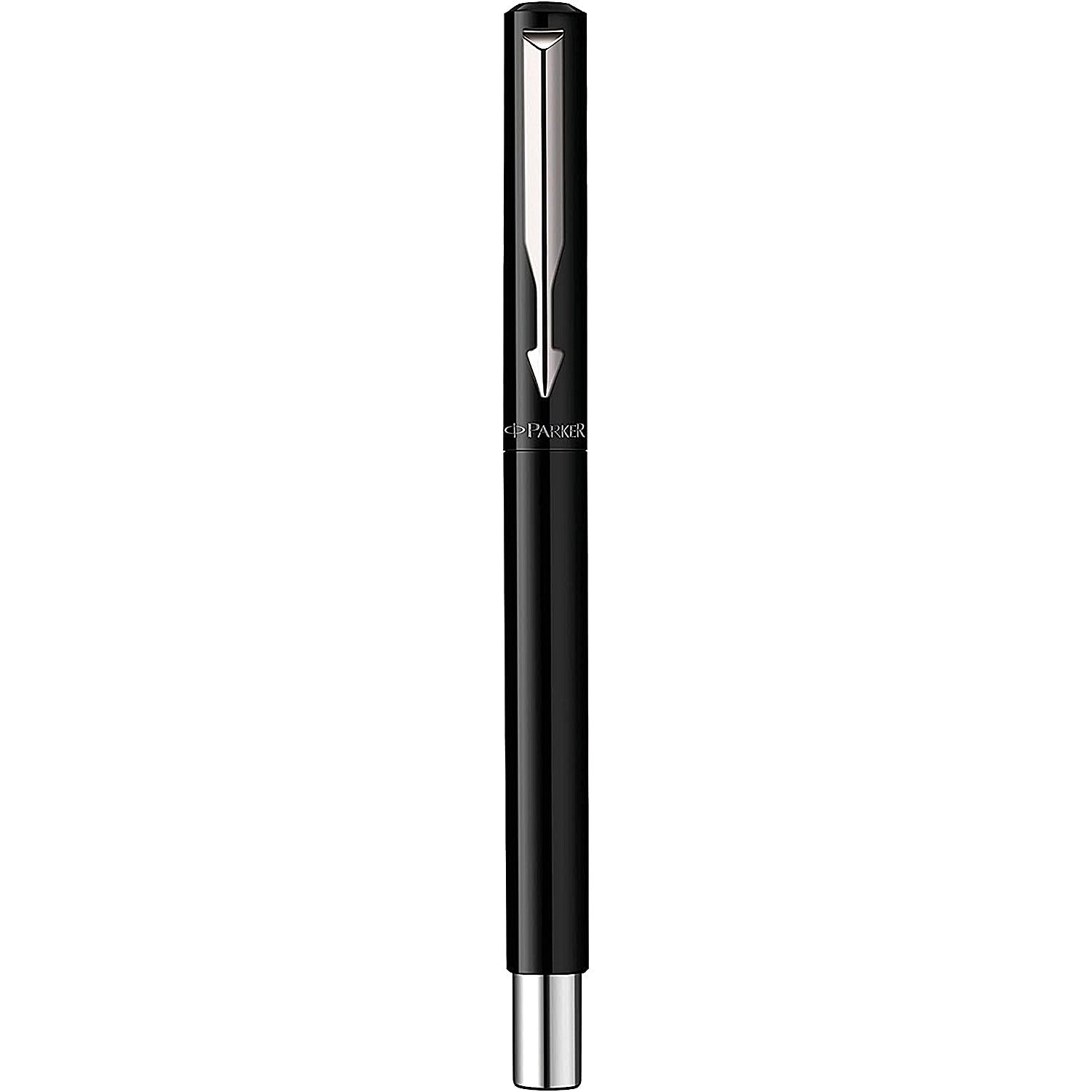 Parker Vector Fountain Pen Medium Black with Chrome Trim 67407 Easy2Order : PA03123