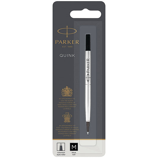 Parker Rollerball Refill Medium Black (Pack of 12) S0881230 Easy2Order : PA9301