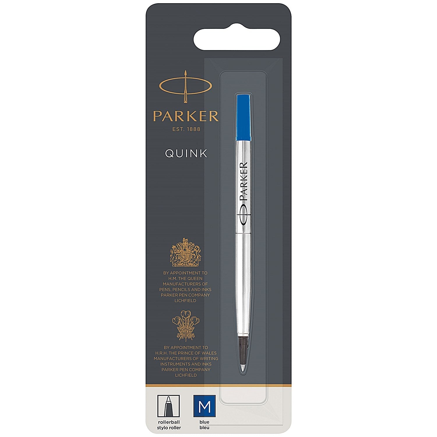 Parker Rollerball Refill Medium Blue (Pack of 12) S0881250 Easy2Order : PA9302
